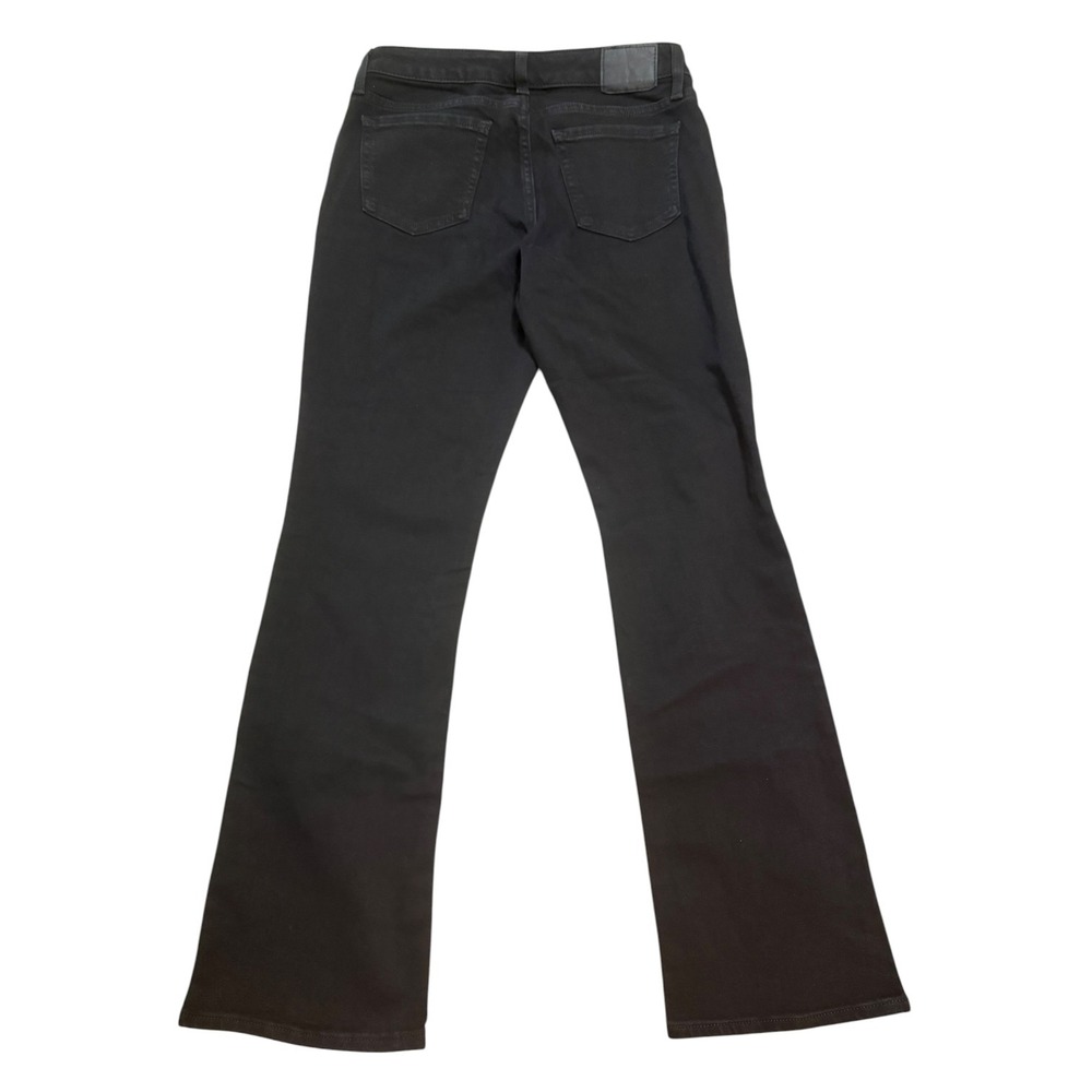 NWT Aeropostale Womens Mid Rise Bootcut Jeans Black Stretch Denim Size 8R - Picture 4 of 7